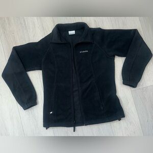 Columbia Black Full-Zip Fleece Jacket size S.